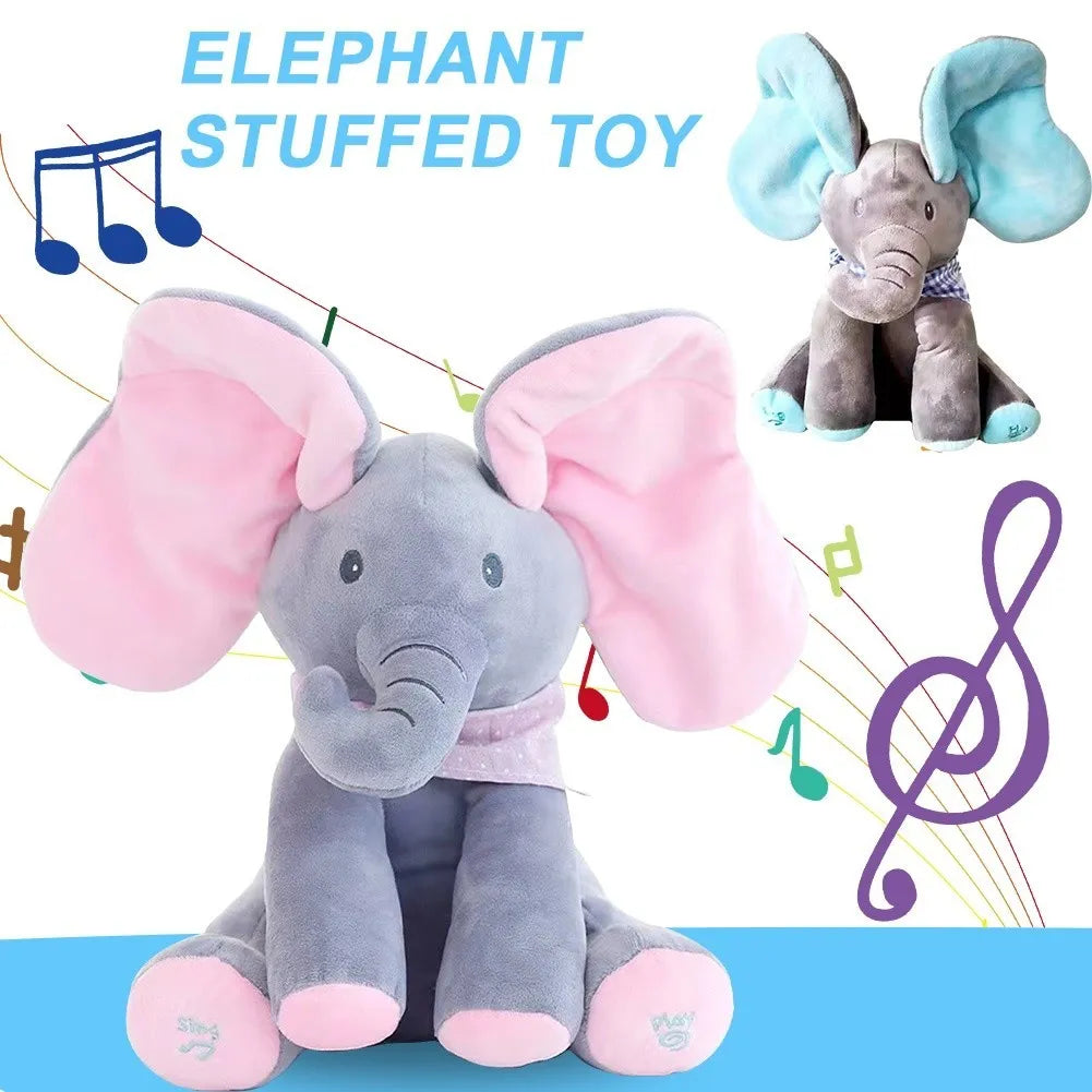 Kletshuts™ ElephantToy: Interaktiv Peekaboo Øre-Flappende Elefantleketøy
