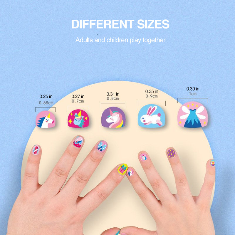 Kletshuts™ NailStickers: Barne-neglekunst Klistremerker Dekorasjonssett