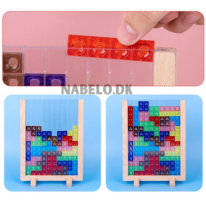 Kletshuts™ BrainyBlocks - 3D Tangram Trepuslespill Og Pedagogisk Brettspill