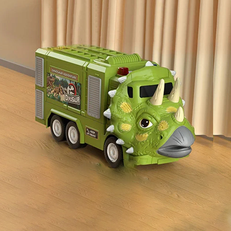 Kletshuts™ DinoTruck: Dinosaur Lastebil Lekesett Med Lys Og Musikk