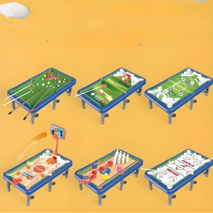 Kletshuts™ MiniArena: Ultimat 6-I-1 Bærbart Mini Arena Underholdningsbrett
