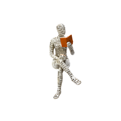 ReaderDecor 1+1 GRATIS: Lesefigur Dekor Til Skrivebord Og Hylleutstilling