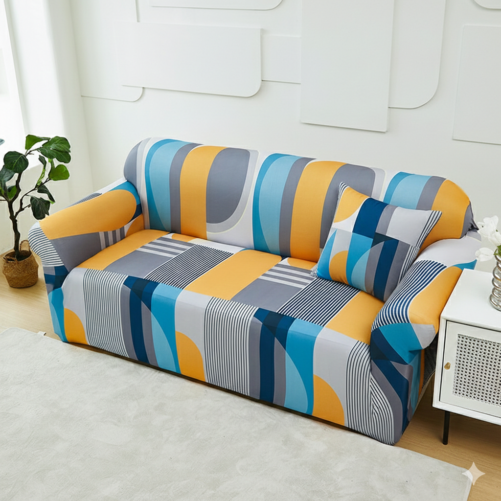 Globetrek° StretchCover: Premium Rynke-Resistent Sofa Beskytter Stræk Betræk
