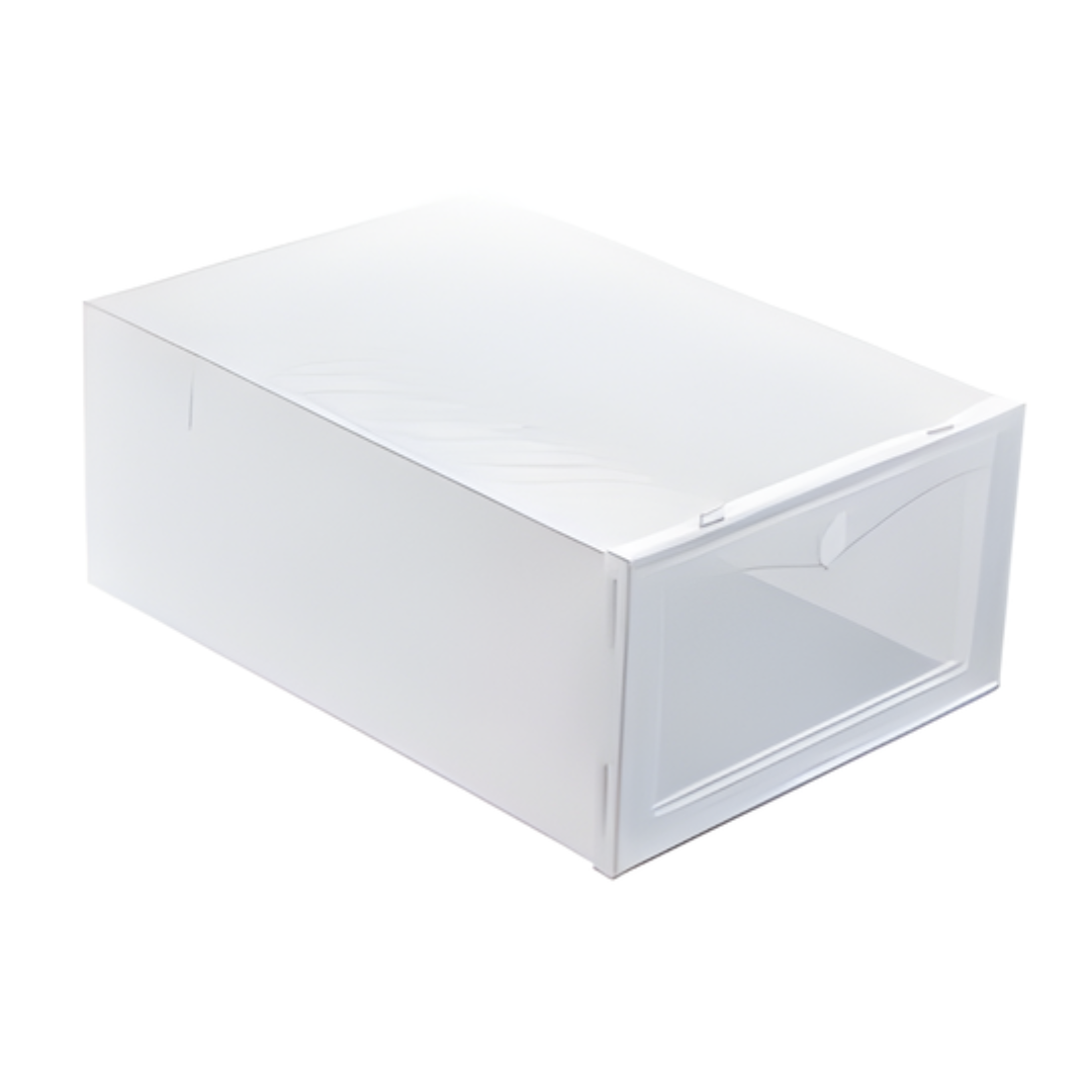 ShoeBox 5+5 GRATIS: Nem Adgang Stabelbar Gennemsigtig Vend-Top Sko Boks Opbevaringsskuffe
