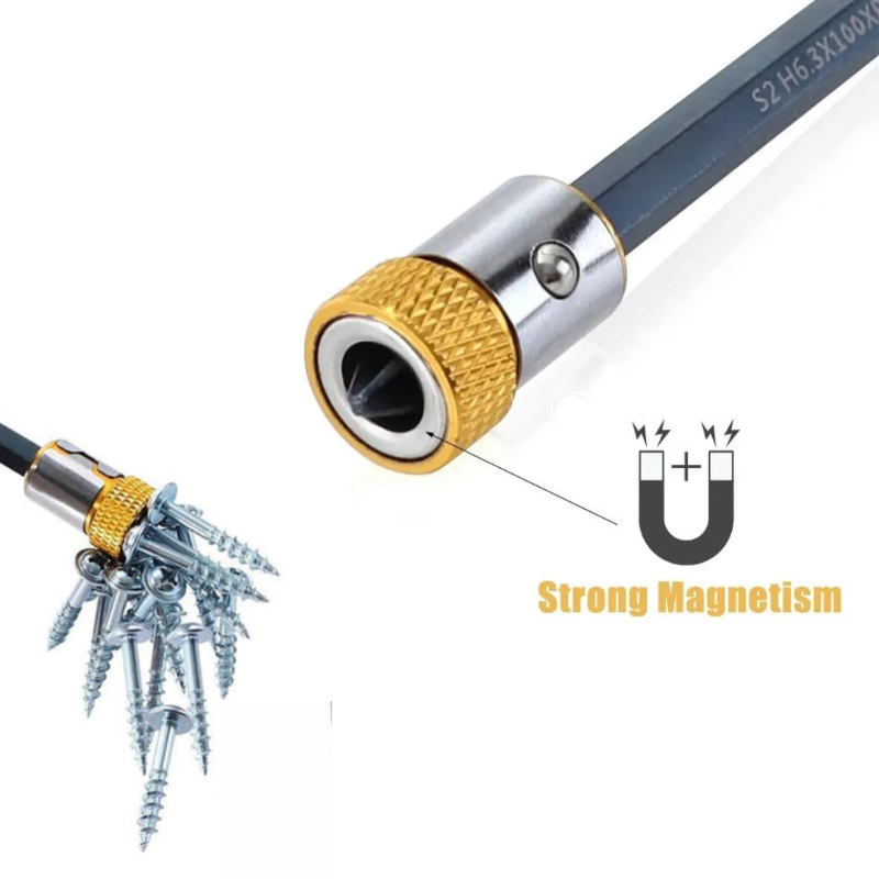 ScrewdriverTip 1+1 GRATIS - Magnetisk Skrutrekker Spiss Avtakbar Ring