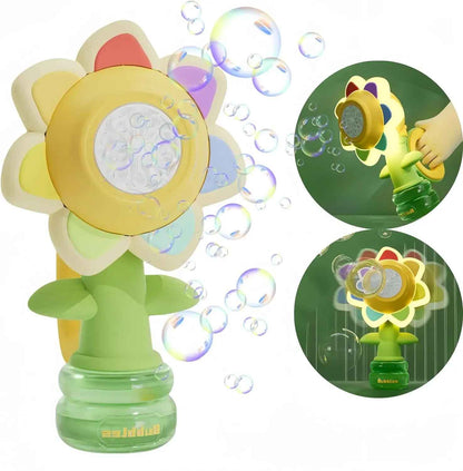 Kletshuts™ SunflowerBubble - Automatisk Solsikke Boble Blæser Maskine Legetøj
