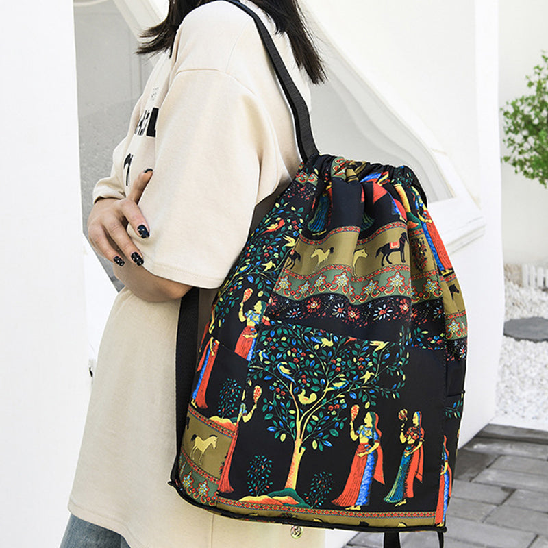 Icone™ FoldableBackpack - Stor kapasitet Vanntett Sammenleggbar Ryggsekk Med Snorlukking