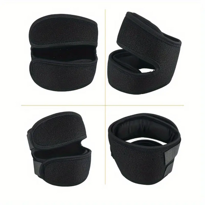 Icone™ KneeBrace 1+1 GRATIS: Justerbar Knestropp med Borrelås for Støtte og Beskyttelse