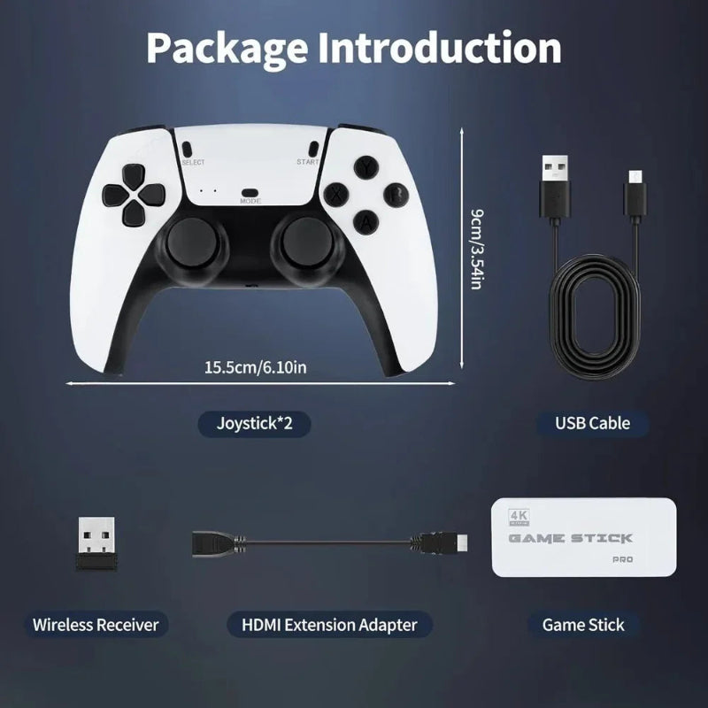 Kletshuts™ MiniConsole: Plug And Play HDMI Dobbelt Controller Mini Retro Spilkonsol