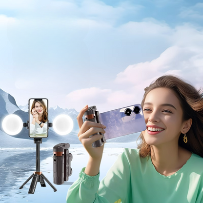 Holder360° CameraPod - Ultrastabilt Mini Kamerastativ Med Gratis Lys