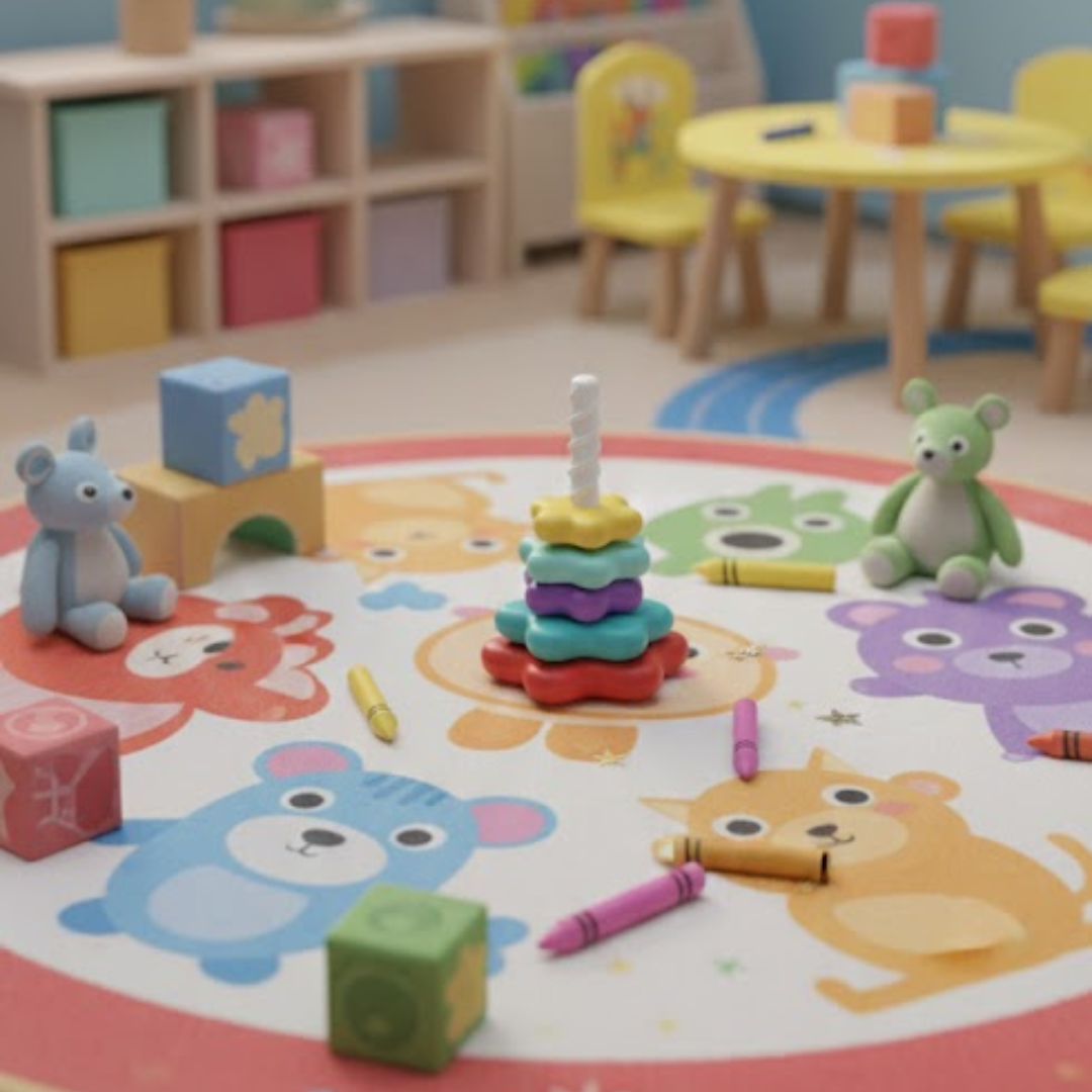 Kletshuts™ StackingToy: Regnbue Tårn Hjul Stableleke Sensorisk Læring
