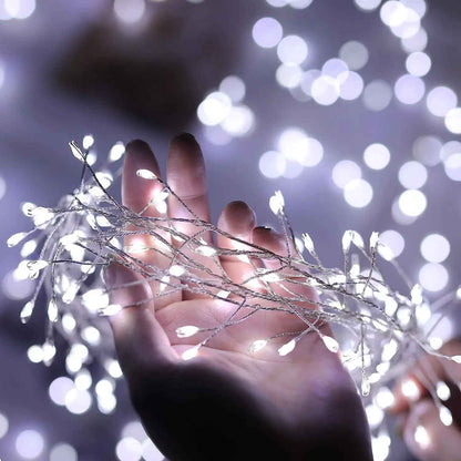 Ledsen™ FairyLights: Strålende Fyrverkeri Tråd LED Lyslenke Fe-lys