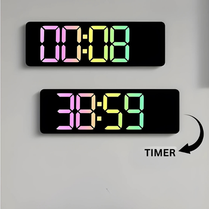 Globetrek° DigitalClock: Stor LED-skjerm Display Digital Klokke