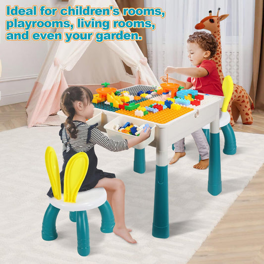 Kletshuts™ PlayTable: Multifunksjonelt Lærings- og Aktivitets Kreativt Leke Bord