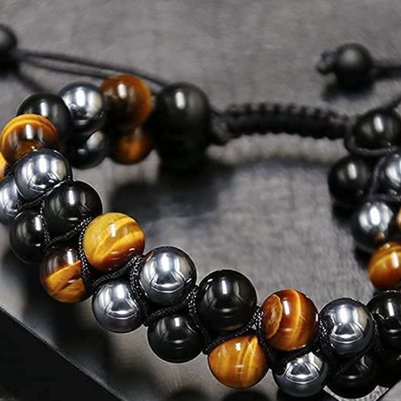 Jewelance™ ProtectionBracelet 1+1 GRATIS: Dobbeltlag Tigerøye Beskyttelsesarmbånd