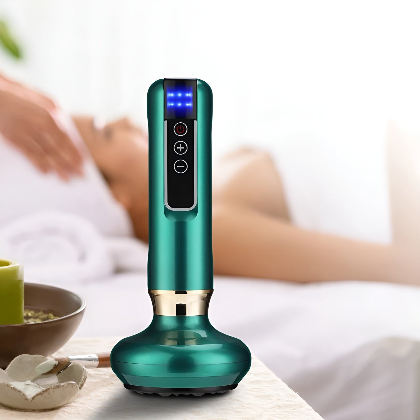 PortableMassager: Professionel Intelligent Krop Konturering Restitution Dyb Lindring Bærbar Massager
