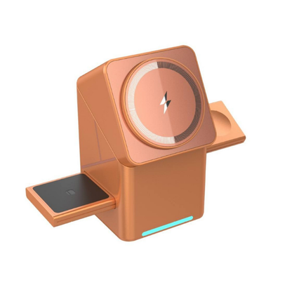 ChargingDock - 3 I 1 Magnetisk Trådløs Hurtig Opladnings Roterbar Dock