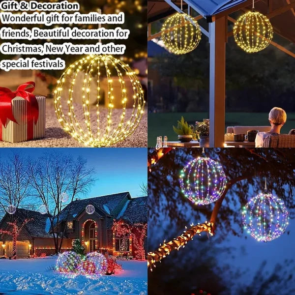 Ledsen™ ChristmasBall: LED Hengende Julekule Lys Til Utendørs Hage Dekorasjon