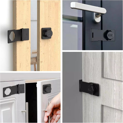 GlideHold® SmartLock: Nem Installation 3-Cifret Kombination Smart Slås