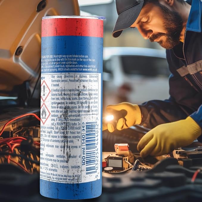 DirtyTumbler - Rustfritt Stål WD-40 Inspirert Skitten Tumbler