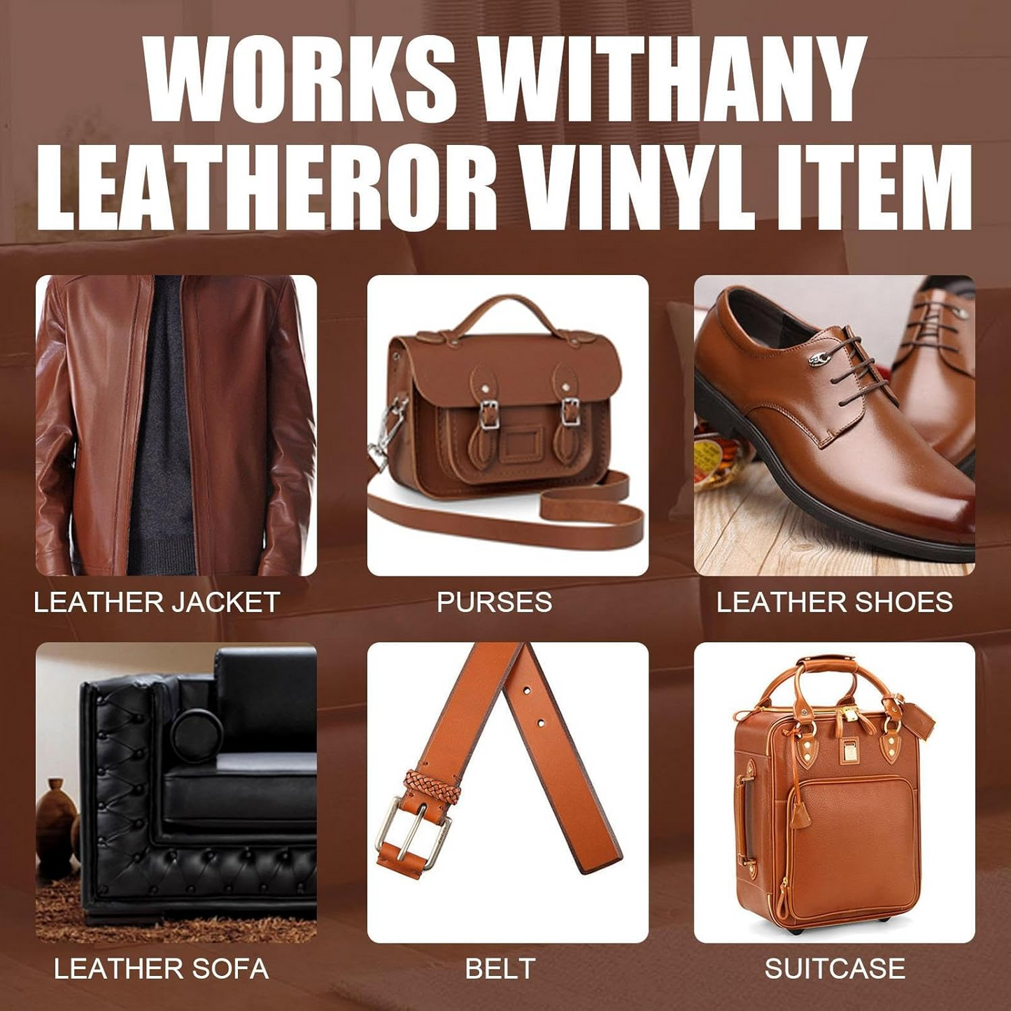 LeatherRepair 1+1 GRATIS: Multi-Overflade Restaurering Og Beskyttelse Læder Reparationssæt