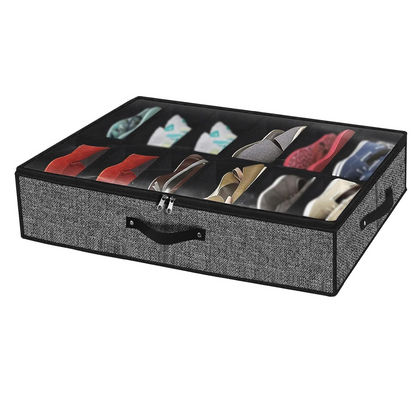 Globetrek° FootwearOrganizer: Plassmaksimering, Støvbeskyttelse, Skoorganisator med glidelås