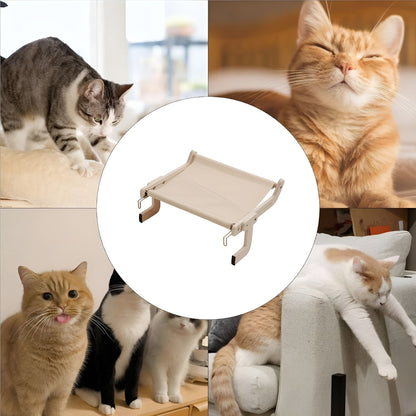 Catfri® HangingBed - Premium Justerbar Træ Kat Hængekøje Hængende Seng