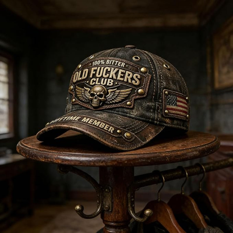 Icone™ VintageCap: Klassisk Amerikansk-Inspireret Stilfuld Vintage Kasket