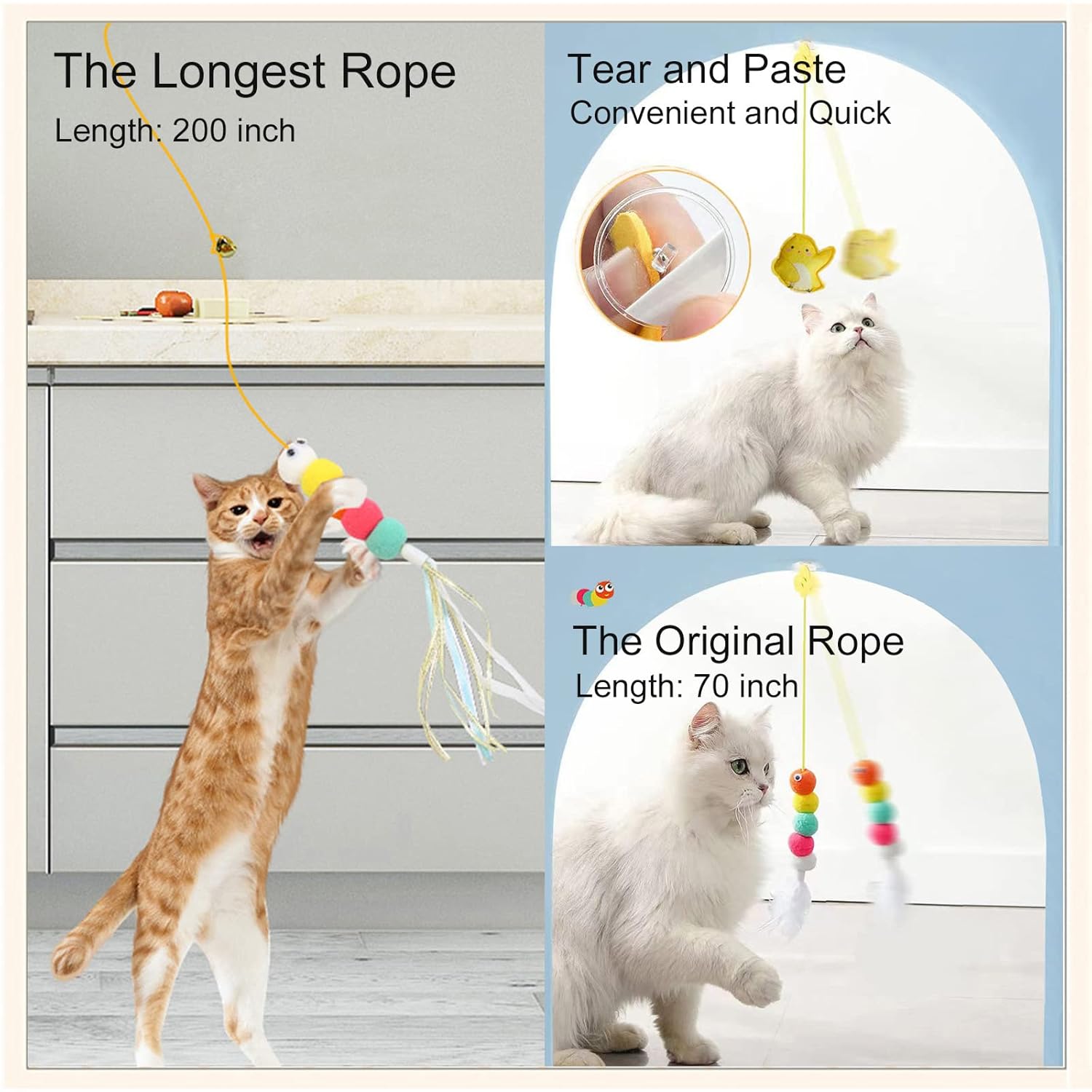Catfri® CatTeaser 1+1 GRATIS: Interaktivt kattejaktleketøy