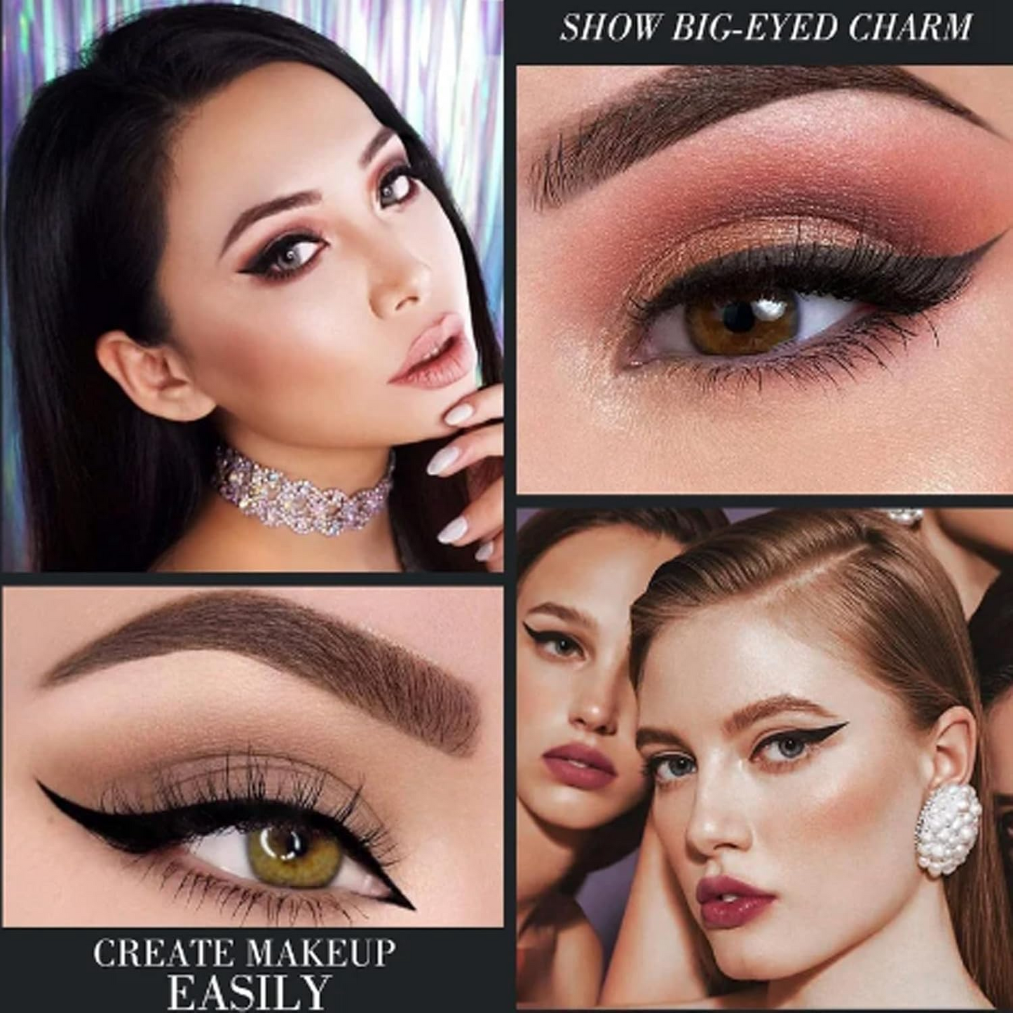 EasyEyeliner 1+1 GRATIS: Langtidsholdbar Glat Glide Easy Eyeliner Pen