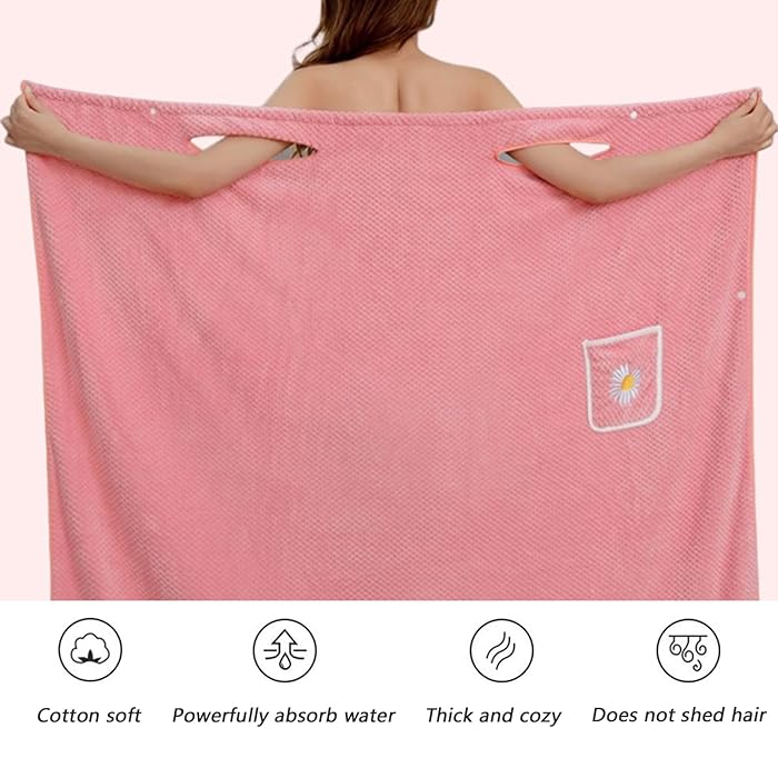 Icone™ TowelDress - Hurtigabsorberende Bærbart Badehåndkle