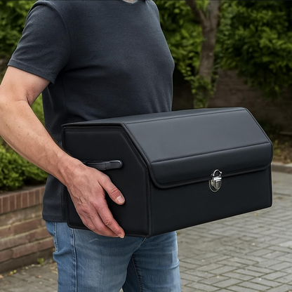 TrunkStorage - Holdbar Multifunktionel Rejse-Klar Bærbar Bil Bagagerum Opbevaring Organisator