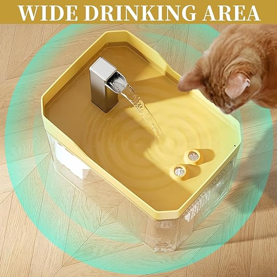 Catfri® WaterFountain: Smart Automatisk Kjæledyr Vannfontene