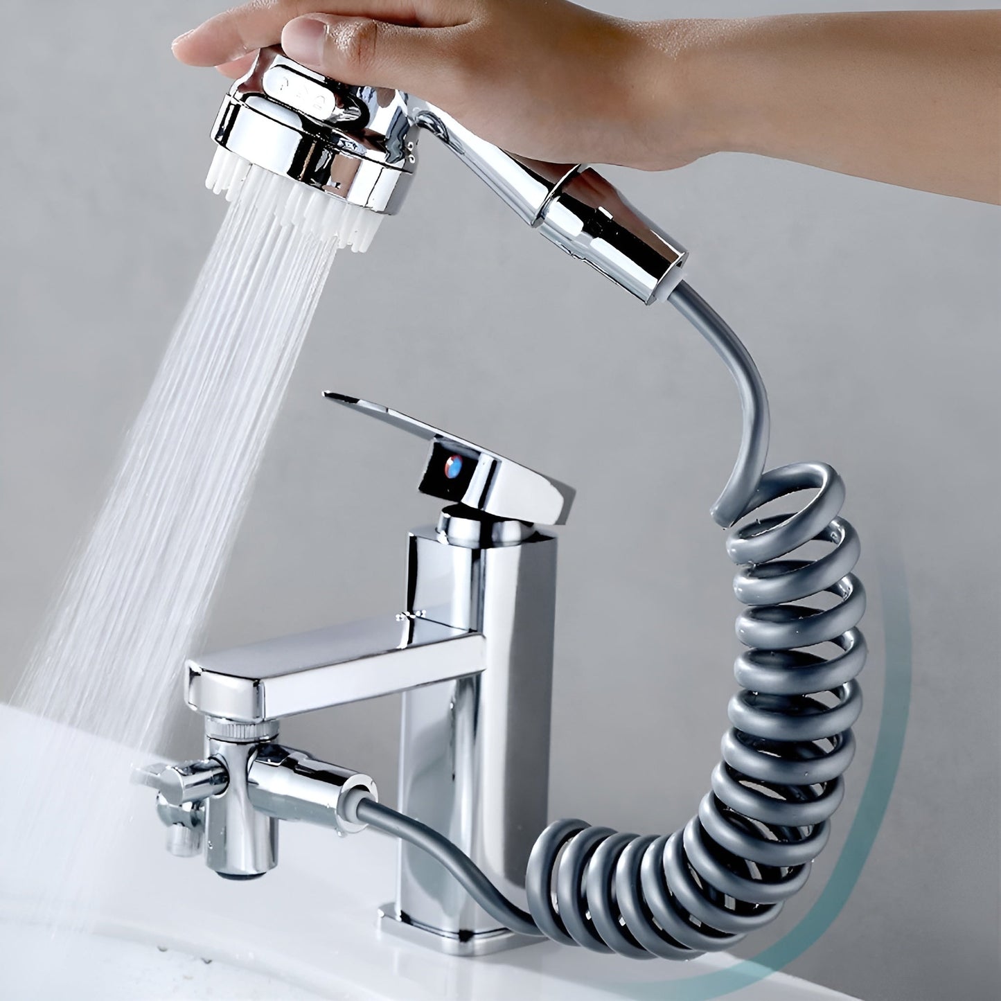 Globetrek° SinkShower: Fleksibel Vandhane Forlænger Håndholdt Vask Bruser