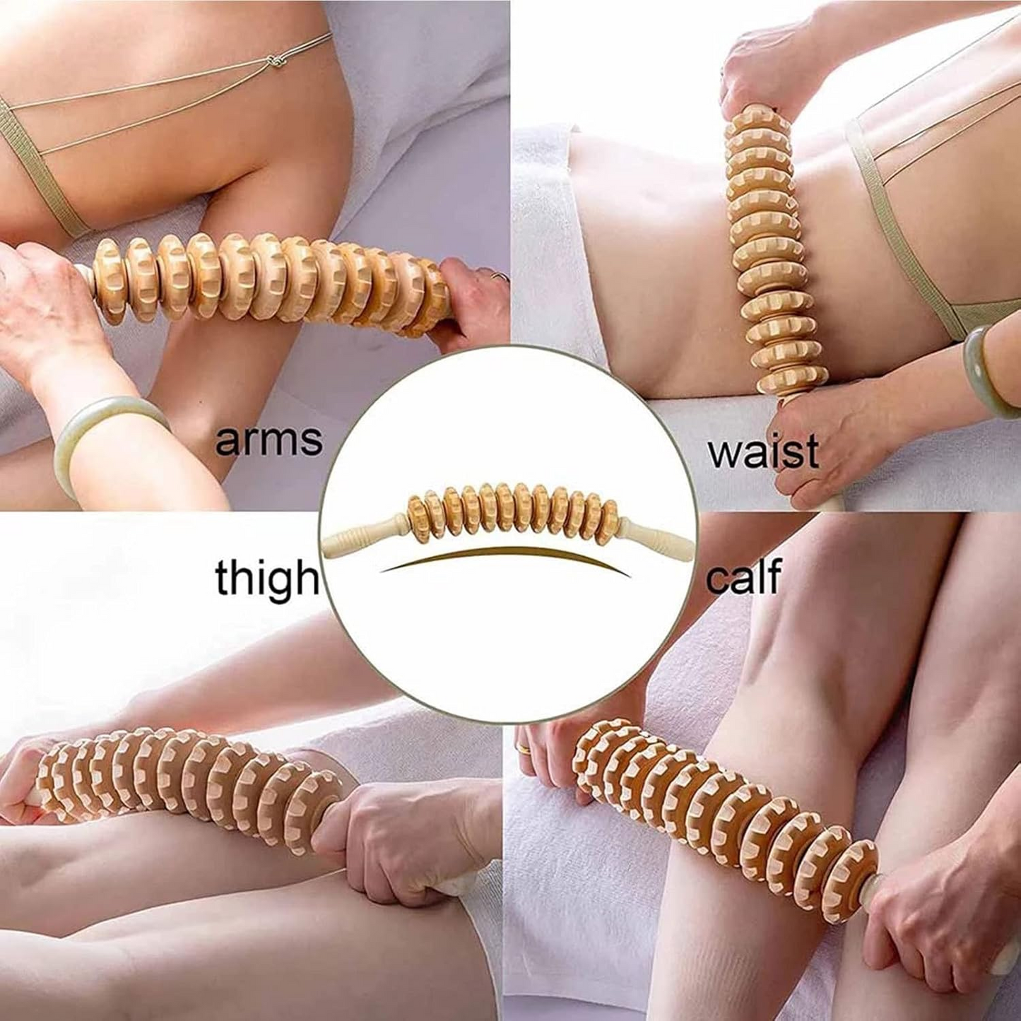 RollerRelief™ - Buet Dypvæv Muskelmassage Roller Relief Stang