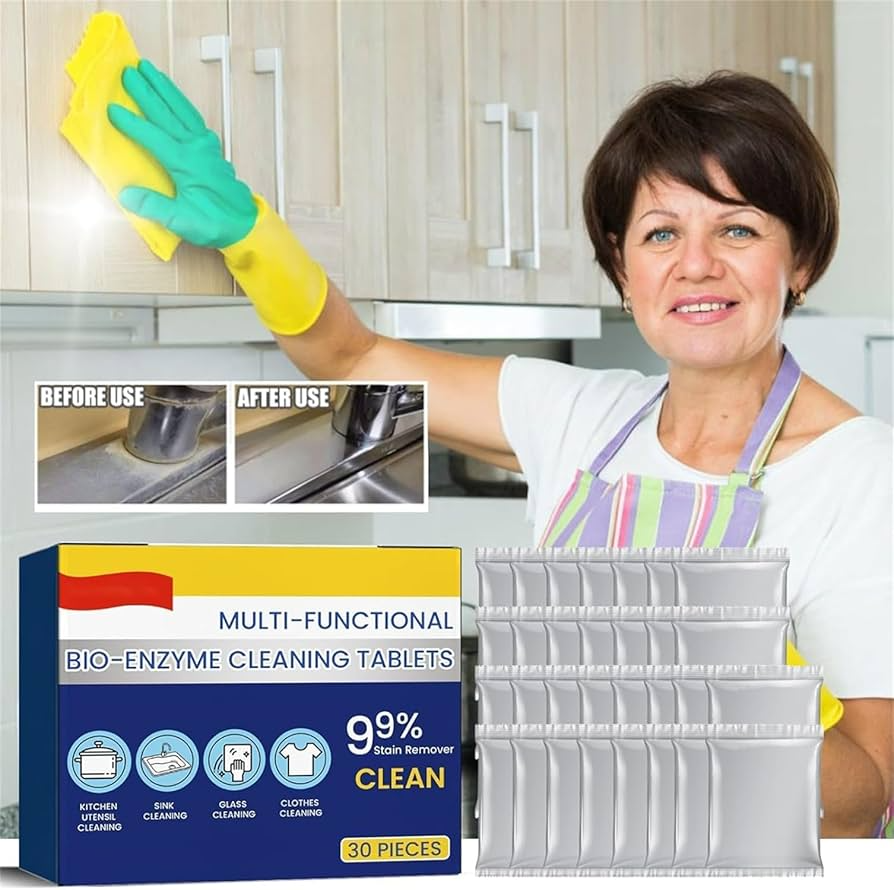 Cleaner Pro° TotalClean: Multiaksjon Bio-enzym Alt-i-ett Rengjøringstabletter