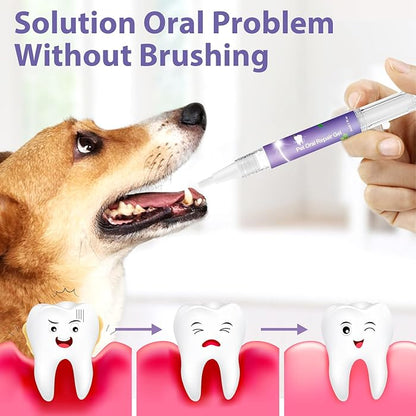 DogCatFri™ DentalPet: Kjæledyr Dental reparasjon og rengjøringsgel