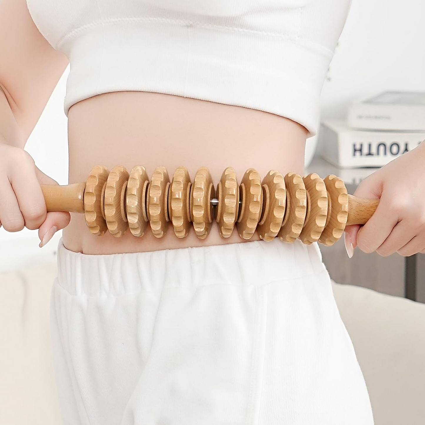 RollerRelief™ - Buet Dypvæv Muskelmassage Roller Relief Stang