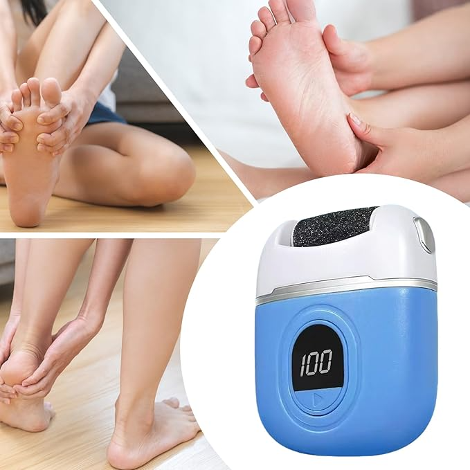 FootGrinder: Genopladelig Kompakt Døde Hud Fjernelse Fodsliber