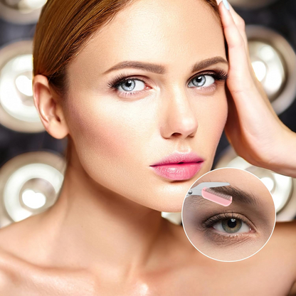 EyebrowScissors™ – Ergonomiske Præcisions Øjenbrynssaks Og Sikkerhedskam