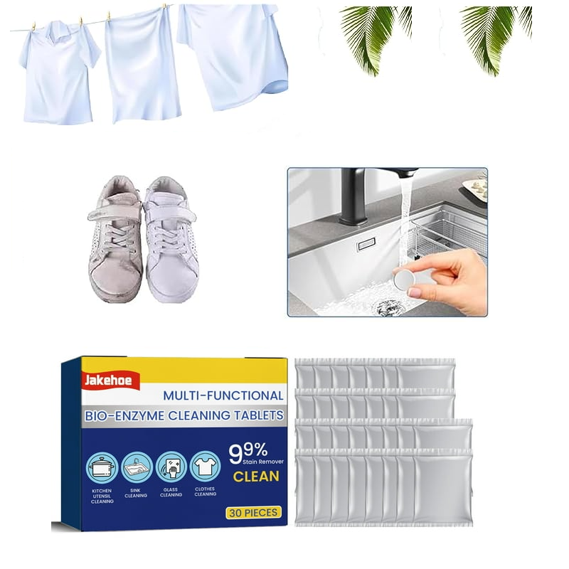 Cleaner Pro° TotalClean: Multiaksjon Bio-enzym Alt-i-ett Rengjøringstabletter