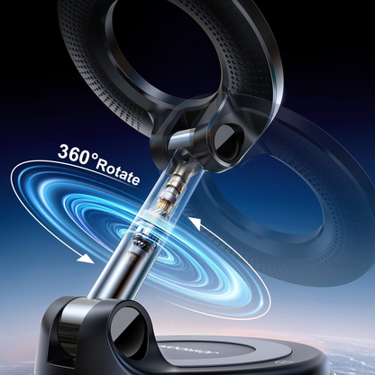 Holder360° MagneticMount 1+1 GRATIS: Roterbar Sammenleggbar Justerbar Universell Magnetisk Telefonholder