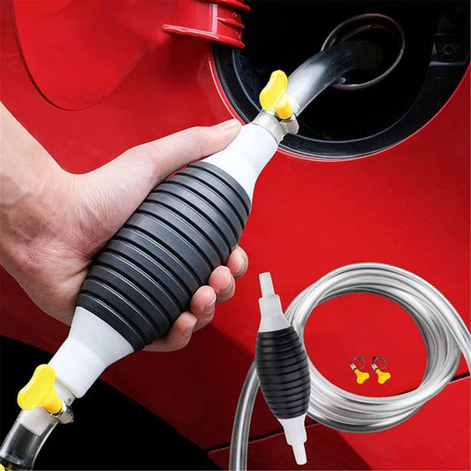 Transferpumpe 1+1 GRATIS - Enkel Å Bruke Manuell Siphon Drivstoffpumpe Væsketransferslange