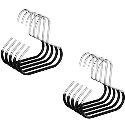 GlideHold® ClosetRing 10+10 GRATIS: Åpen Ring Plassbesparende Skaphenger
