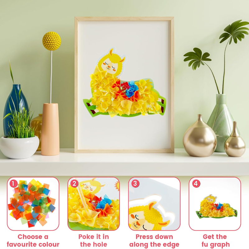 Kletshuts™ PokeArt - DIY Stikkekunst 3D Håndverkssett