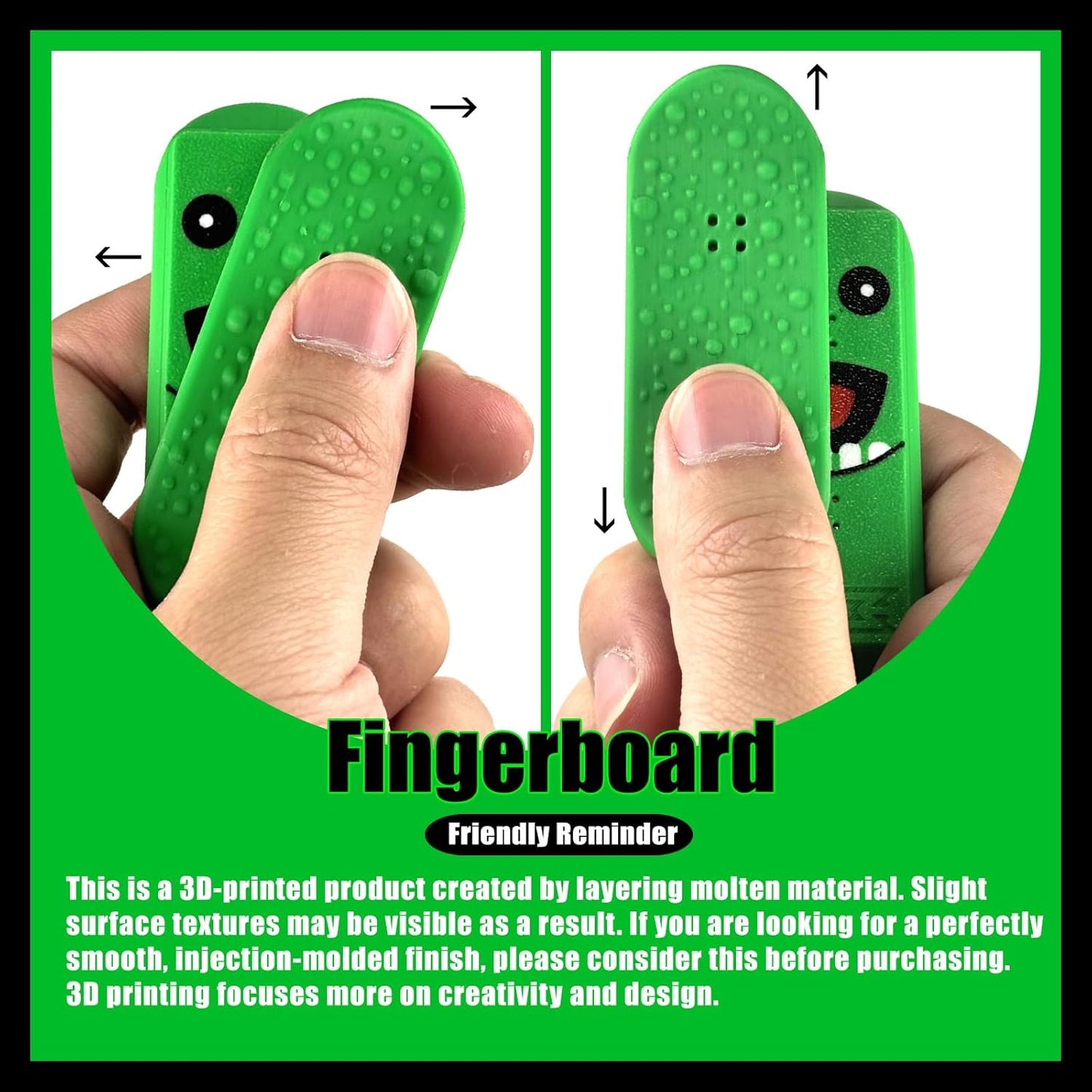 FingerSkateboard 1+1 GRATIS: Magnetisk Finger Skateboard Fidget Legetøj