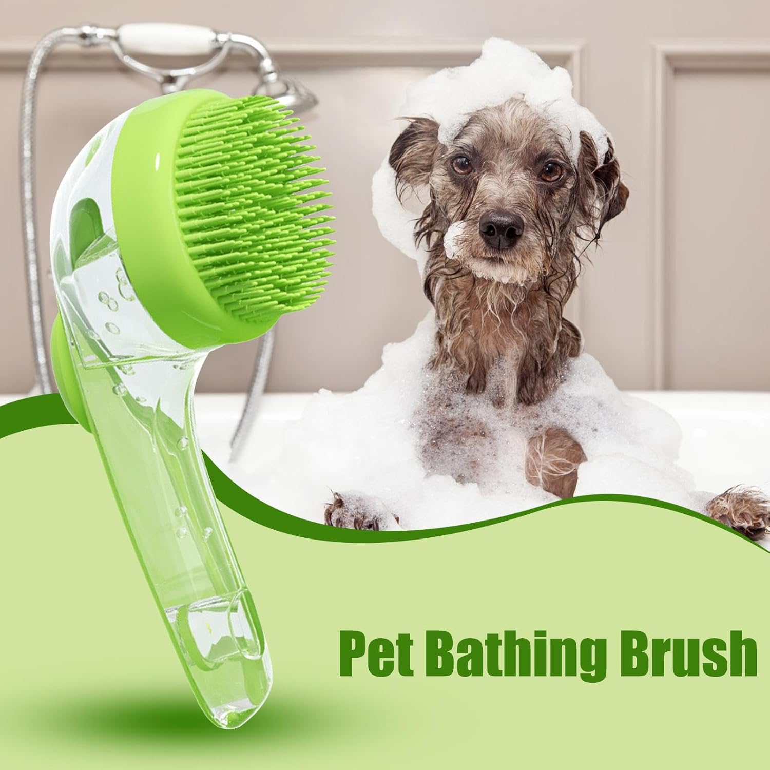 DogCatFri™ PetScrub: Kjæledyrs Skrubbe Og Vask Såpe Dispenser
