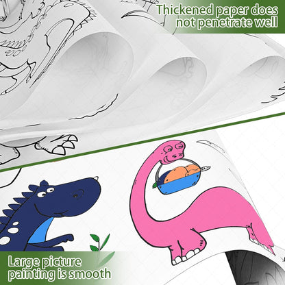 Kletshuts™ ColoringRolls 1+1 GRATIS: Børns Kreative DIY Papir Tegne- Og Farvelægning Ruller