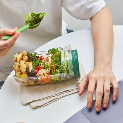 Globetrek° SaladJar 1+1 GRATIS: Bekvem På Farten Frisk Mellemmåltid Og Salat Krukke