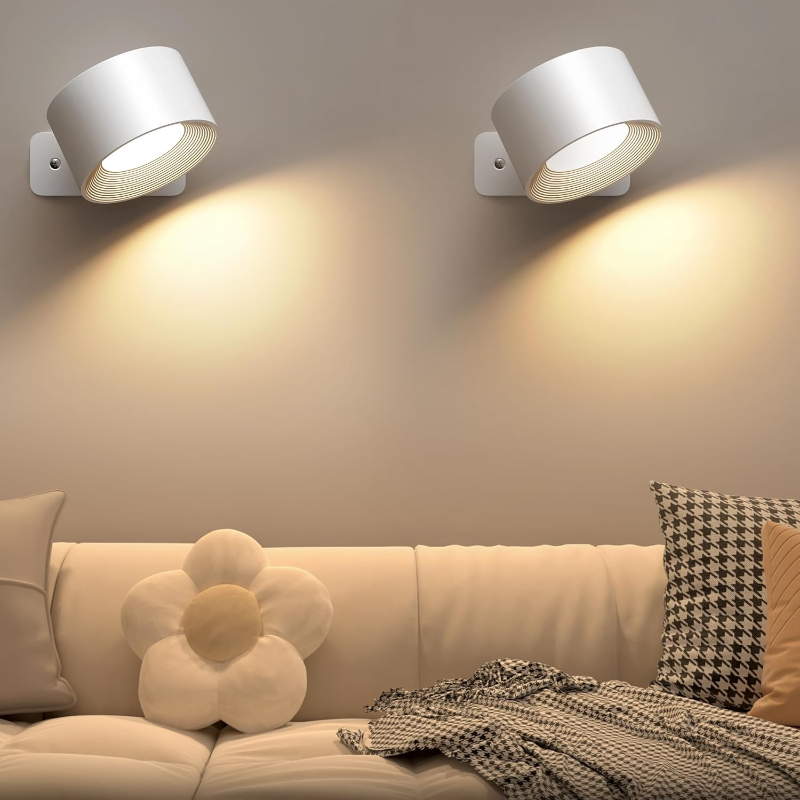 Ledsen™ RotatingLamp 1+1 GRATIS: Roterende Trådløs LED Vegglampe